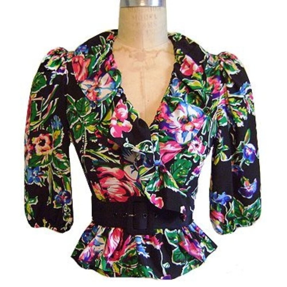 Trashy Diva silk floral top